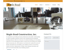 Tablet Screenshot of mapleroadinc.com